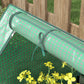 6' x 3' Metal Planter Box with Cover, Raised Garden Bed with Mini Greenhouse for Herbs, Vegetables, Green and Silver