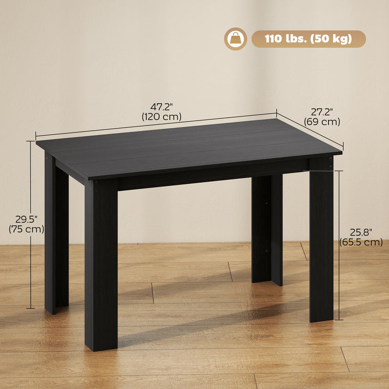 47" Dining Table Seats 4-6
