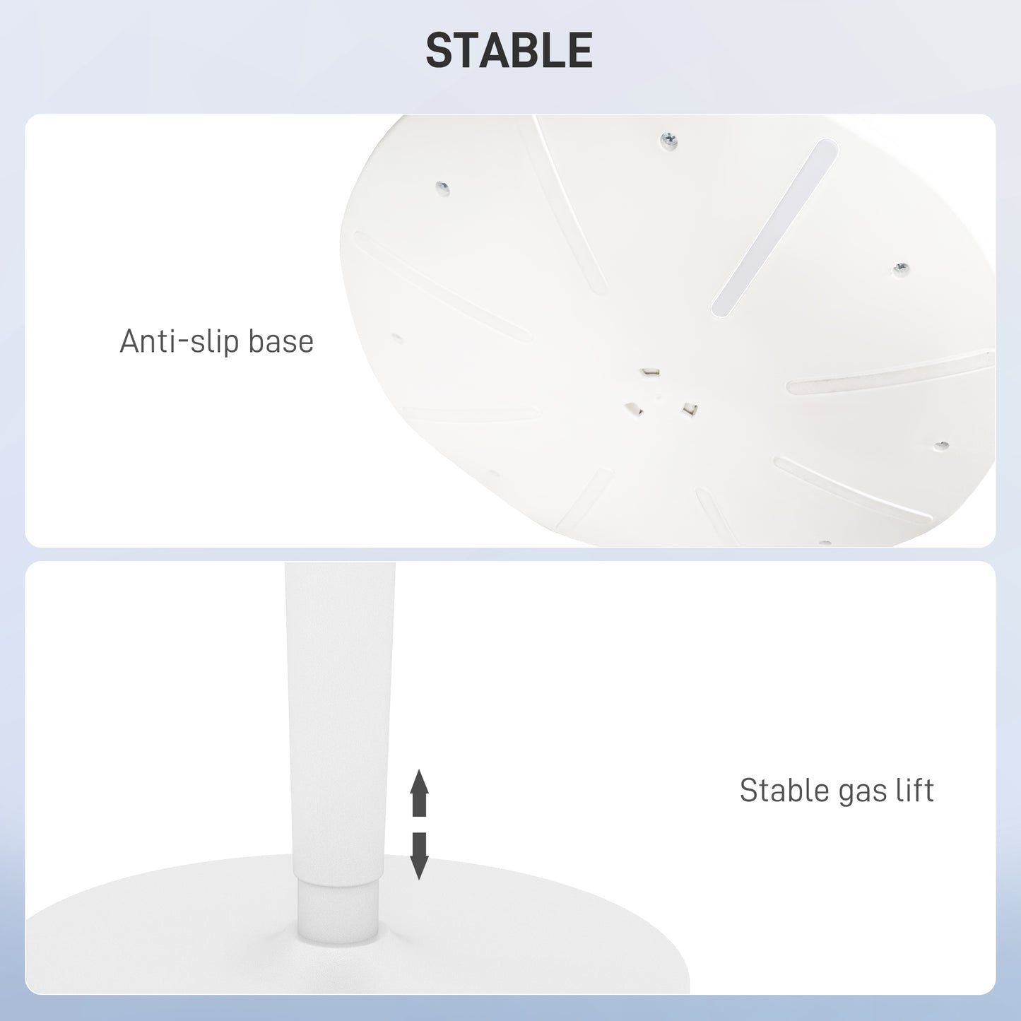 Standing Desk Stool, Ergonomic Wobble Chair, Adjustable Leaning Stool for Office Desks, with Rocking Motion, Grey