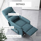 Lift Chair for Elderly, Power Chair Recliner with Remote Control, Side Pockets for Living Room, Blue