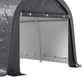 10' x 10' Outdoor Storage Tent, Heavy Duty and Waterproof Portable Shed for Bike, Motorcycle & Garden Tools