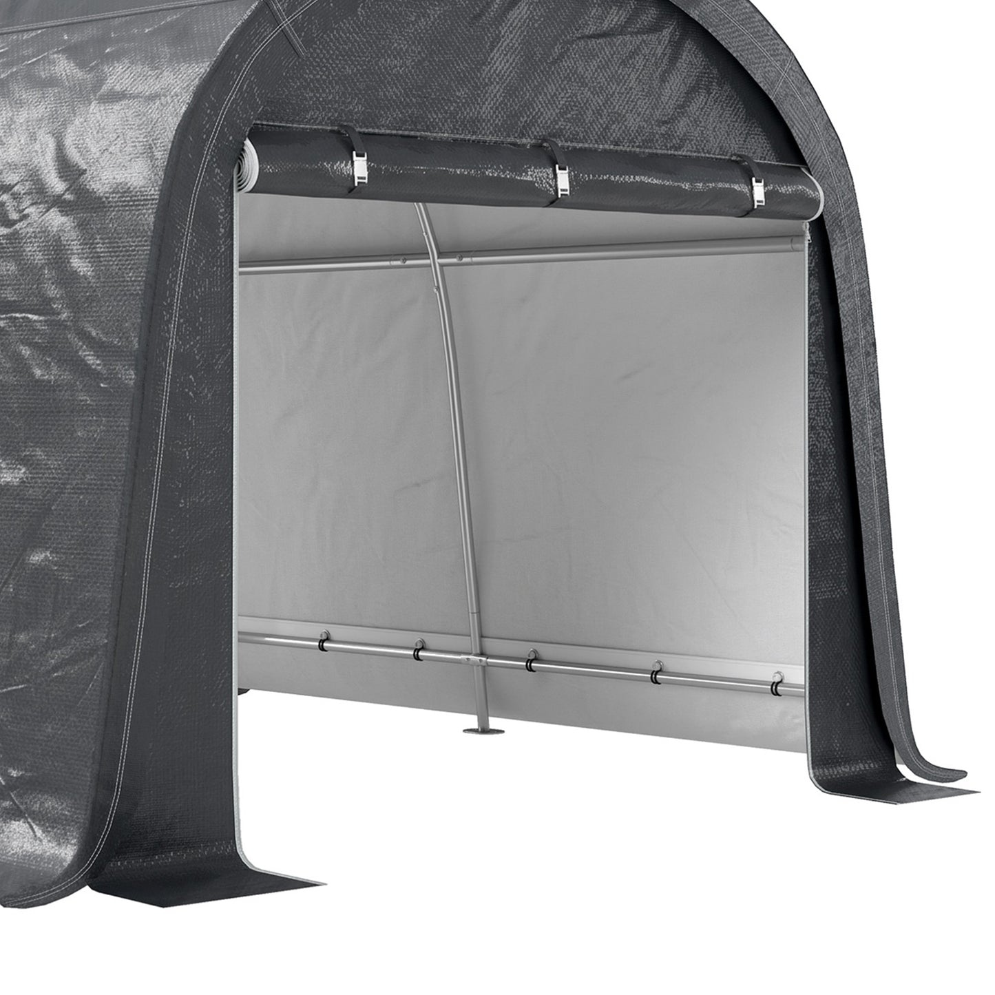 10' x 10' Outdoor Storage Tent, Heavy Duty and Waterproof Portable Shed for Bike, Motorcycle & Garden Tools