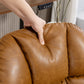 Swivel Office Chair, Faux Leather Desk Chair with Adjustable Height for Living Room, Bedroom, Study, Brown