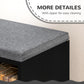 Multi-Purpose Bookshelf with 5 Cubes, 5-Cubby Bookcase with Cushioned Reading Nook and Storage Shelves, Distressed Black