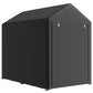 4 x 6ft Outdoor Storage Shed Tent, Portable Shed with Roll-up Door for Motorcycle, Bike, Garden Tools
