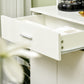 71"H Freestanding Kitchen Pantry, Buffet Cabinet with Hutch, Storage Cabinet with Drawer, Doors and Microwave Stand, White