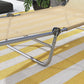 Folding Outdoor Lounge Chair Set of 2, Reclining Tanning Chair with 5-Position Adjustable Backrest, Brown