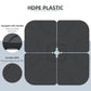 Black 4-Piece Portable Umbrella Base Weights