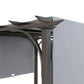 10' x 10' Outdoor Pergola Patio Gazebo Canopy Sun Shelter, Steel Frame, Grey