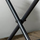 Patio Wicker Coffee Table, Outdoor PE Rattan Garden Folding Side Table, 15.75"x15.75"x15.75", Black