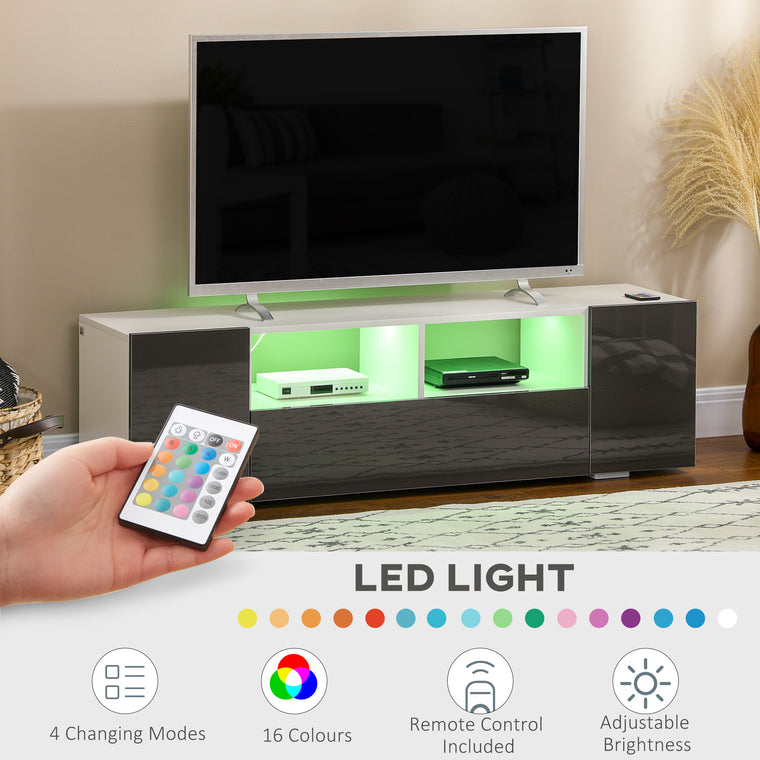 TV Stand for TVs up to 60" with LED Lights