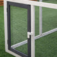 65" Chicken Coop Wooden Hen House Rabbit Hutch Poultry Cage Pen Outdoor Backyard with Nesting Box, Ramp, Run, and Ladder
