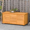 75 Gallon Wood Deck Box Bench with Weather-Fighting Finish