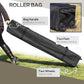 13' x 13' Pop Up Canopy, 2-Tier Roof Easy up Tent Shelter with Nettings Carry Bag Weight Bags for Garden, Patio, Beige
