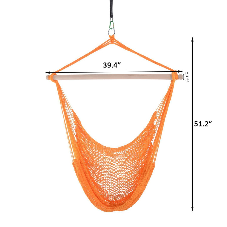 Hanging Woven Hammock Swing Chair with Sleeping Bed
