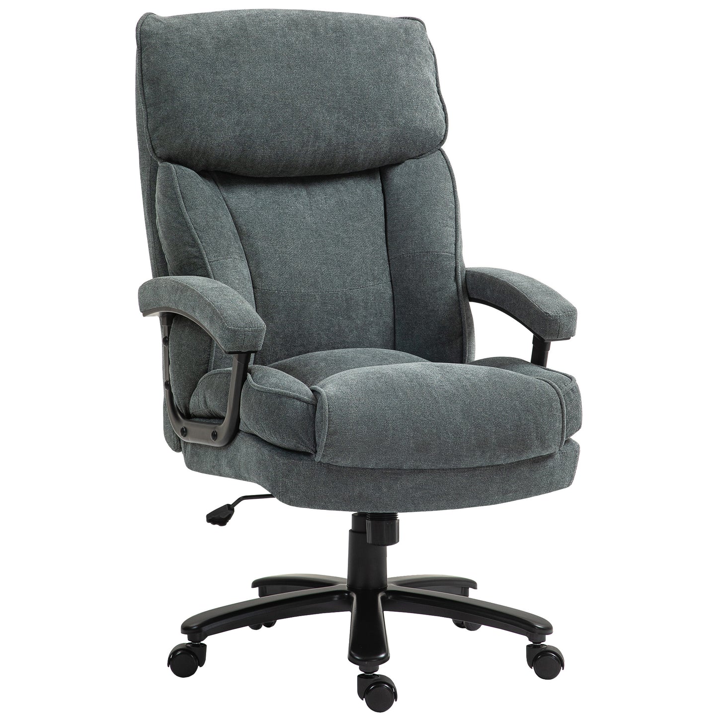 Big and Tall Executive Office Chair, Up to 450 lbs. Heavy Duty Desk Chair, Computer Chair for Heavy People, Grey