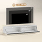 Wall Mounted TV Stand, Floating TV Cabinet with Storage, for TVs up to 80", High Gloss Effect, White