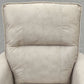Power Recliner Chair, Dyed Fabric (Like Leathaire) Upholstered Recliner Chair with USB Ports, Footrest, Beige