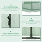 Portable Mini Greenhouse, Tunnel Growing Tent with 5 Mesh Windows and Steel Frame