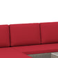 3pcs Modern Rattan Sofa Set, Wicker Patio Furniture Set with Coffee Table, Cushions, Pillows