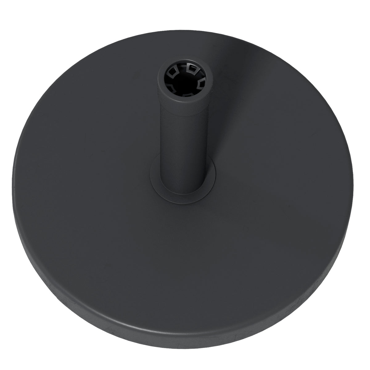 33 lbs Black Concrete Umbrella Base 18.3" Round