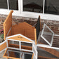 65" Wooden Rabbit Hutch, Pet Playpen with Openable Roof, Storage Box, for Rabbits and Small Animals, Yellow