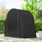 8' x 4' Portable Shed, Waterproof Bike Tent with Roll-up Zipper Door and Galvanised Metal Frame for Bike, Garden Tools