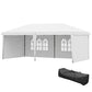 10' x 20' Outdoor Pop Up Canopy Tent Party Tent Instant Shelter W/ Carrying Bag, White