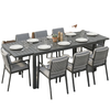 Expandable Outdoor Dining Table for 6-8 People, 59