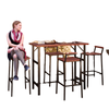 5 Piece Patio Bar Set with 47