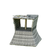Rattan Wicker Side Table, 21.3