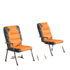 3-Piece Outdoor Foldable Rocking Chair Set, Orange
