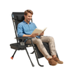 Zero Gravity Chair, Reclining Outdoor Lounger Chair with Cup Holder, 400 LBS Capacity, Black