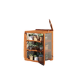 Wooden 2 Tier Cold Frame Greenhouse Polycarbonate Plant Grow House Portable Garden, 22.8