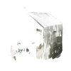 Walk-in Greenhouse with 3 Tier, Garden Plant Growhouse with Roll-up Door and Mesh Windows, 140 x 213 x 190 cm, White