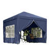 10'x10' Outdoor Pop Up Party Tent Wedding Gazebo Canopy with Carrying Bag (Blue)
