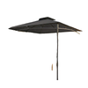 10' x 10' Gazebo, Soft Top Outdoor Gazebo with 2-Tier Roof, Metal Frame, Dark Grey