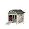 Wooden Chicken Coop with Nesting Box, Pull-out Metal Tray, for 1-2 Chickens, 36