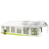20' x 40' Party Tent, Outdoor Canopy Tent with 12 Removable Window Sidewalls for Parties, Wedding, Events, BBQ