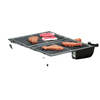 Outdoor Charcoal BBQ Grill, Tabletop Folding Barbecue Grill with Handle, 17.3