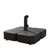 Patio Umbrella Base with Wheels & Brake Heavy Duty Outdoor Umbrella Stand Holder for for 1.5