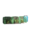9.7' x 3.3' x 2.5' Mini Tunnel Greenhouse with PE Cover Garden Green Grow Shed with Steel Frame Zipped Doors, Dark Green