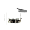 10' x 10' Pop Up Canopy Tent with Airy Top Vents and Wheeled Carry Bag for Outdoor, Garden, Patio, Dark Grey