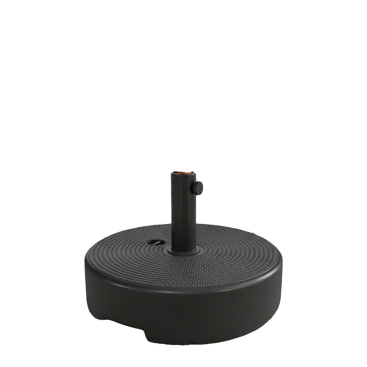 Black Fillable Patio Umbrella Base for 1.5"/1.9" Poles