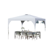 10' x 10' White Pop-Up Party Tent with 2-Tier Vented Roof