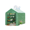 8' x 6' x 7' Portable Walk-In Greenhouse Hot House with 18 Shelves, Water/UV Resistant Weather Cover, & Roll Up Door