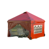 10' x 10' Pop Up Canopy Tent, Instant Sun Shelter, Tents for Parties, with Wheeled Carry Bag, for Outdoor, Garden, Patio, Red