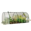 6' x 3' x 2.6' Mini Greenhouse Portable Hot House for Plants with Zippered Doors for Outdoor, Indoor, Garden, Clear