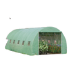 19.7' x 9.8' x 6.6' Large Walk-in Greenhouse Garden Plant Seed Growing Tent Tunnel Shed with Windows and Door Green