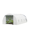 20x10x7ft Heavy Duty Tunnel Walk-in Greenhouse Outdoor Backyard Seed Plant Vegetables Grow Warm House White